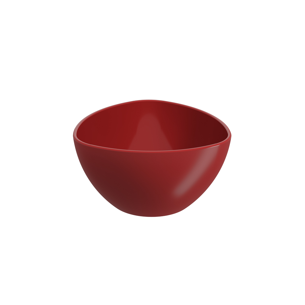 BOL TRIANGULAR 250ML DE PLASTICO ESSENTIAL ROJO BOLD | Simeni Outlet